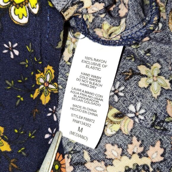 ❤️SALE! PRICE FINAL!❤️ Forever 21 Women's Floral Tube Romper Size M - Picture 8 of 8